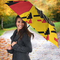 Germany Football Umbrella Majestic Eagle And Gold Trophy Unique Style