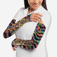 Hippie Arm Sleeves Hand Gesture V With Peace Symbol - Wonder Print Shop