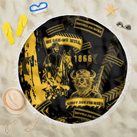 Buffalo Soldiers Beach Blanket Military Urban Retro Style - Wonder Print Shop