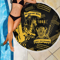 Buffalo Soldiers Beach Blanket Military Urban Retro Style - Wonder Print Shop