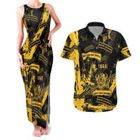 Buffalo Soldiers Couples Matching Tank Maxi Dress and Hawaiian Shirt Military Urban Retro Style - Wonder Print Shop