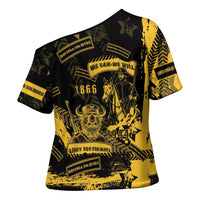 Buffalo Soldiers Cross Shoulder Shirt Military Urban Retro Style - Wonder Print Shop