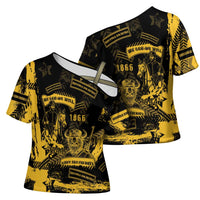 Buffalo Soldiers Cross Shoulder Shirt Military Urban Retro Style - Wonder Print Shop