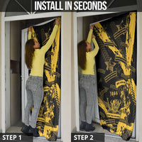 Buffalo Soldiers Door Cover Military Urban Retro Style - Wonder Print Shop