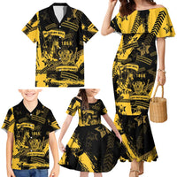 Buffalo Soldiers Family Matching Mermaid Dress and Hawaiian Shirt Military Urban Retro Style - Wonder Print Shop