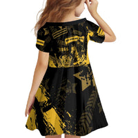 Buffalo Soldiers Family Matching Off Shoulder Maxi Dress and Hawaiian Shirt Military Urban Retro Style - Wonder Print Shop