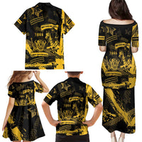 Buffalo Soldiers Family Matching Puletasi and Hawaiian Shirt Military Urban Retro Style - Wonder Print Shop