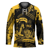 Buffalo Soldiers Hockey Jersey Military Urban Retro Style - Wonder Print Shop