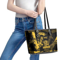 Buffalo Soldiers Leather Tote Bag Military Urban Retro Style - Wonder Print Shop