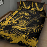 Buffalo Soldiers Quilt Bed Set Military Urban Retro Style - Wonder Print Shop