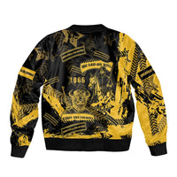 Buffalo Soldiers Sleeve Zip Bomber Jacket Military Urban Retro Style - Wonder Print Shop