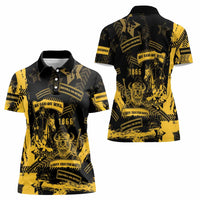 Buffalo Soldiers Women Polo Shirt Military Urban Retro Style - Wonder Print Shop