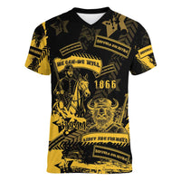 Buffalo Soldiers Women V-Neck T-Shirt Military Urban Retro Style - Wonder Print Shop