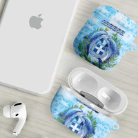 Greece AirPods Case Dolphins And Symbol - Wonder Print Shop