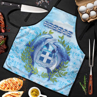 Greece Apron Dolphins And Symbol - Wonder Print Shop