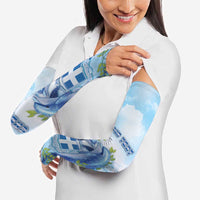 Greece Arm Sleeves Dolphins And Symbol - Wonder Print Shop