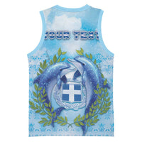 Personalized Greece Basketball Jersey Dolphins And Symbol - Wonder Print Shop