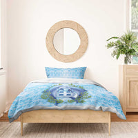 Greece Bedding Set Dolphins And Symbol - Wonder Print Shop