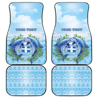 Greece Car Mats Dolphins And Symbol - Wonder Print Shop