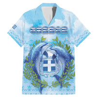 Personalized Greece Family Matching Mermaid Dress and Hawaiian Shirt Dolphins And Symbol - Wonder Print Shop