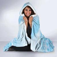 Greece Hooded Blanket Dolphins And Symbol - Wonder Print Shop