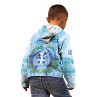 Personalized Greece Kid Hoodie Dolphins And Symbol - Wonder Print Shop