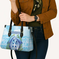 Greece Leather Bag Dolphins And Symbol - Wonder Print Shop