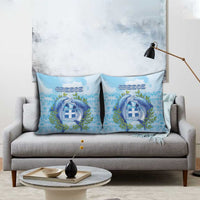 Greece Pillow Cover Dolphins And Symbol - Wonder Print Shop