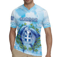 Personalized Greece Rugby Jersey Dolphins And Symbol - Wonder Print Shop