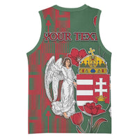 Personalized Hungary Basketball Jersey Coat Of Arms 1896 - Wonder Print Shop