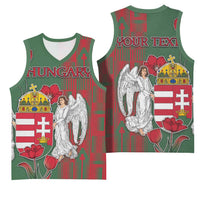 Personalized Hungary Basketball Jersey Coat Of Arms 1896 - Wonder Print Shop