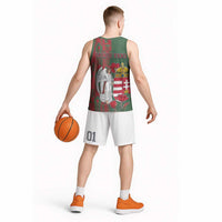 Personalized Hungary Basketball Jersey Coat Of Arms 1896 - Wonder Print Shop