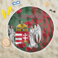 Hungary Beach Blanket Coat Of Arms 1896 - Wonder Print Shop