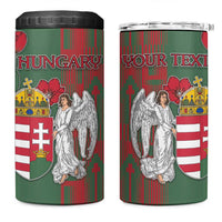 Personalized Hungary 4 in 1 Can Cooler Tumbler Coat Of Arms 1896 - Wonder Print Shop