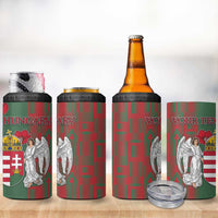 Personalized Hungary 4 in 1 Can Cooler Tumbler Coat Of Arms 1896 - Wonder Print Shop
