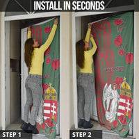 Hungary Door Cover Coat Of Arms 1896 - Wonder Print Shop