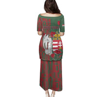 Personalized Hungary Family Matching Puletasi and Hawaiian Shirt Coat Of Arms 1896 - Wonder Print Shop