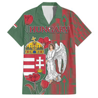 Personalized Hungary Family Matching Summer Maxi Dress and Hawaiian Shirt Coat Of Arms 1896 - Wonder Print Shop