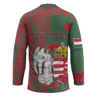 Personalized Hungary Hockey Jersey Coat Of Arms 1896 - Wonder Print Shop