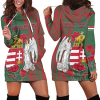 Personalized Hungary Hoodie Dress Coat Of Arms 1896 - Wonder Print Shop