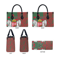 Hungary Leather Bag Coat Of Arms 1896 - Wonder Print Shop