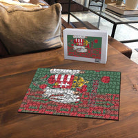 Hungary Puzzle Coat Of Arms 1896 - Wonder Print Shop