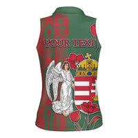 Personalized Hungary Women Sleeveless Polo Shirt Coat Of Arms 1896 - Wonder Print Shop
