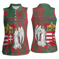 Personalized Hungary Women Sleeveless Polo Shirt Coat Of Arms 1896 - Wonder Print Shop