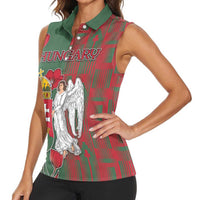 Personalized Hungary Women Sleeveless Polo Shirt Coat Of Arms 1896 - Wonder Print Shop
