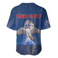 Personalized Iceland Baseball Jersey The Gyrfalcon With Symbol - Wonder Print Shop