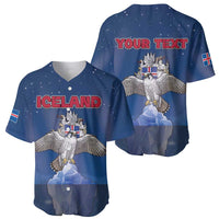 Personalized Iceland Baseball Jersey The Gyrfalcon With Symbol - Wonder Print Shop