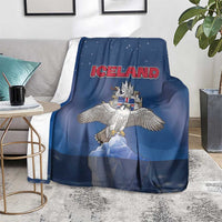 Iceland Blanket The Gyrfalcon With Symbol - Wonder Print Shop