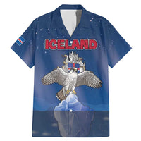 Personalized Iceland Family Matching Mermaid Dress and Hawaiian Shirt The Gyrfalcon With Symbol - Wonder Print Shop