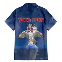 Personalized Iceland Family Matching Mermaid Dress and Hawaiian Shirt The Gyrfalcon With Symbol - Wonder Print Shop